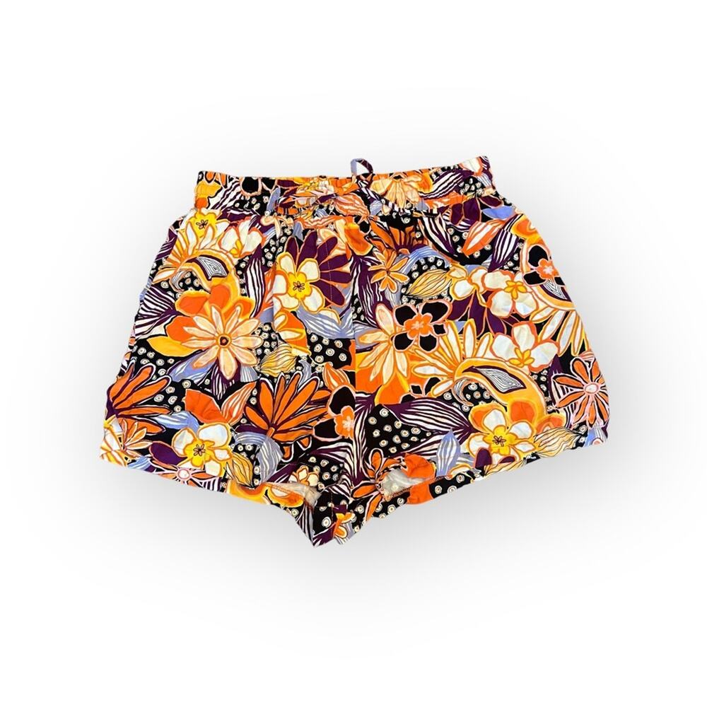 Nasty Gal Mixed Colors high waist floral shorts - Picture 1 of 10